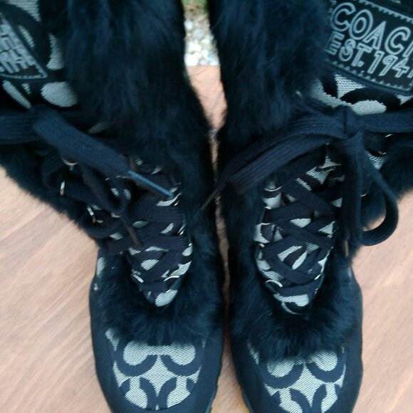 Coach Jennie Boot 8.5B Black - Picture 3 of 6